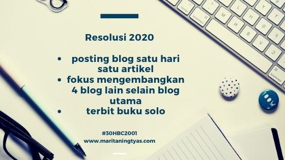 resolusi blogging 2020