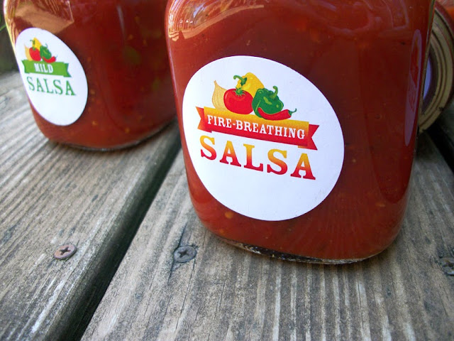 salsa jar labels