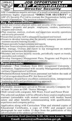 Jobs In Asif Airport Security Force Jobs Pakistan 2021