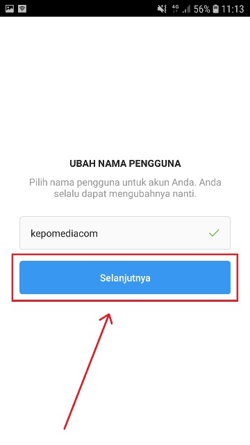 Cara daftar akun instagram