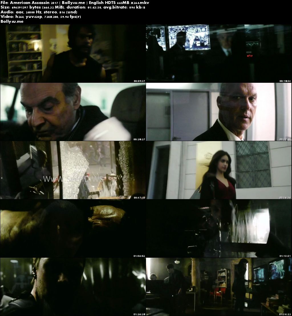 American Assassin 2017 HDTS 650MB Full English Movie Download x264