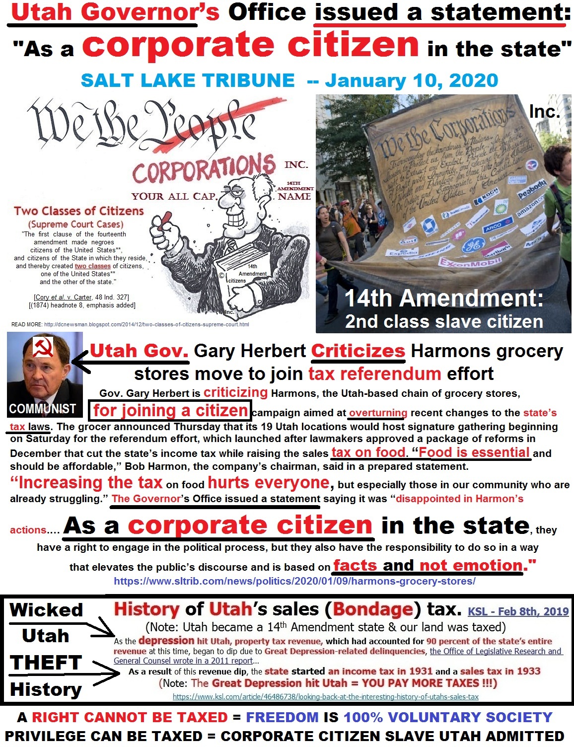 News Man: Two Classes of Citizens (Supreme Court Cases) 14th Amendment