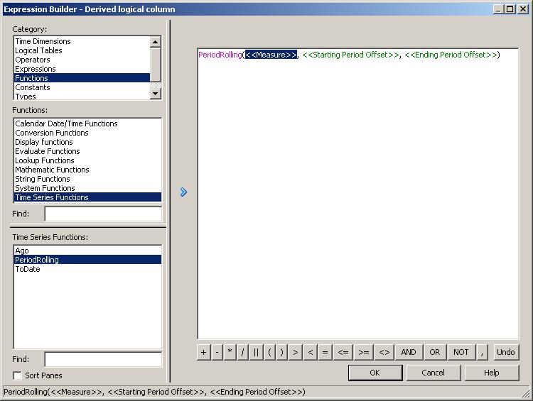 Oracle Business Intelligence Time Series functions in OBIEE