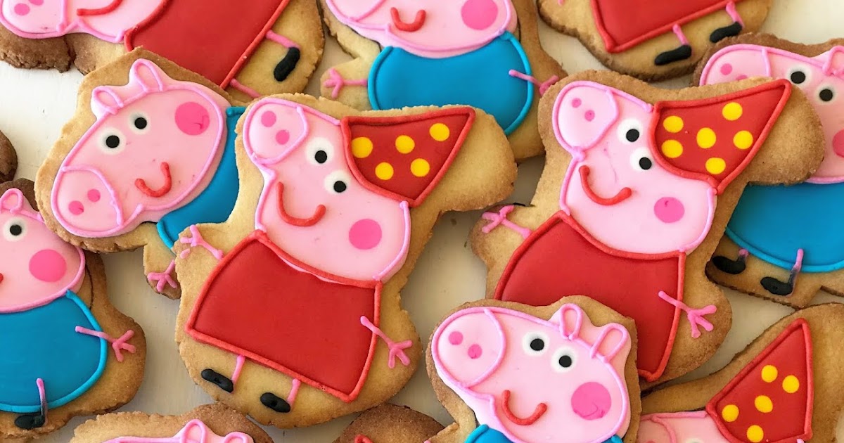 Rozanne's Cakes Peppa pig cookies R25