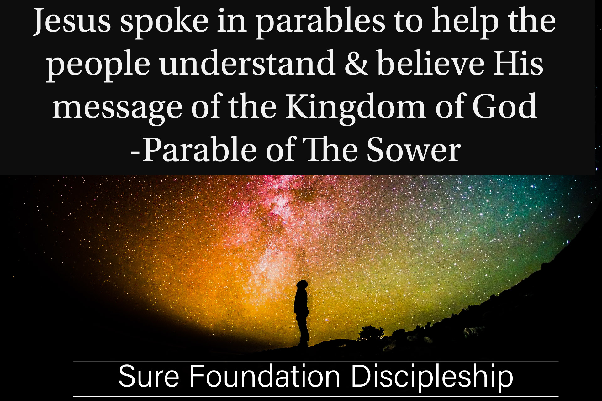 2. Why Did Jesus Speak in Parables?