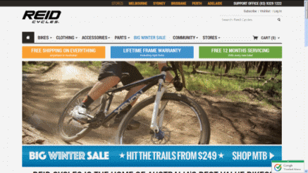 オーストラリアの自転車販売reid