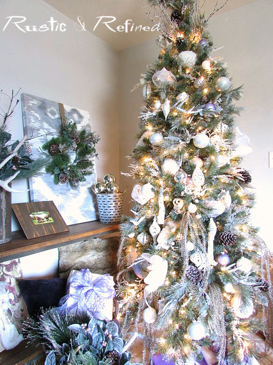 Modern and stylish christmas tree