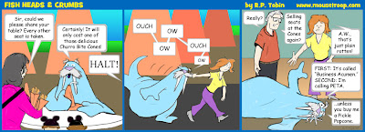 Fish Heads Crumbs 5 Walrus comic strip Cozy Con Cones DCA