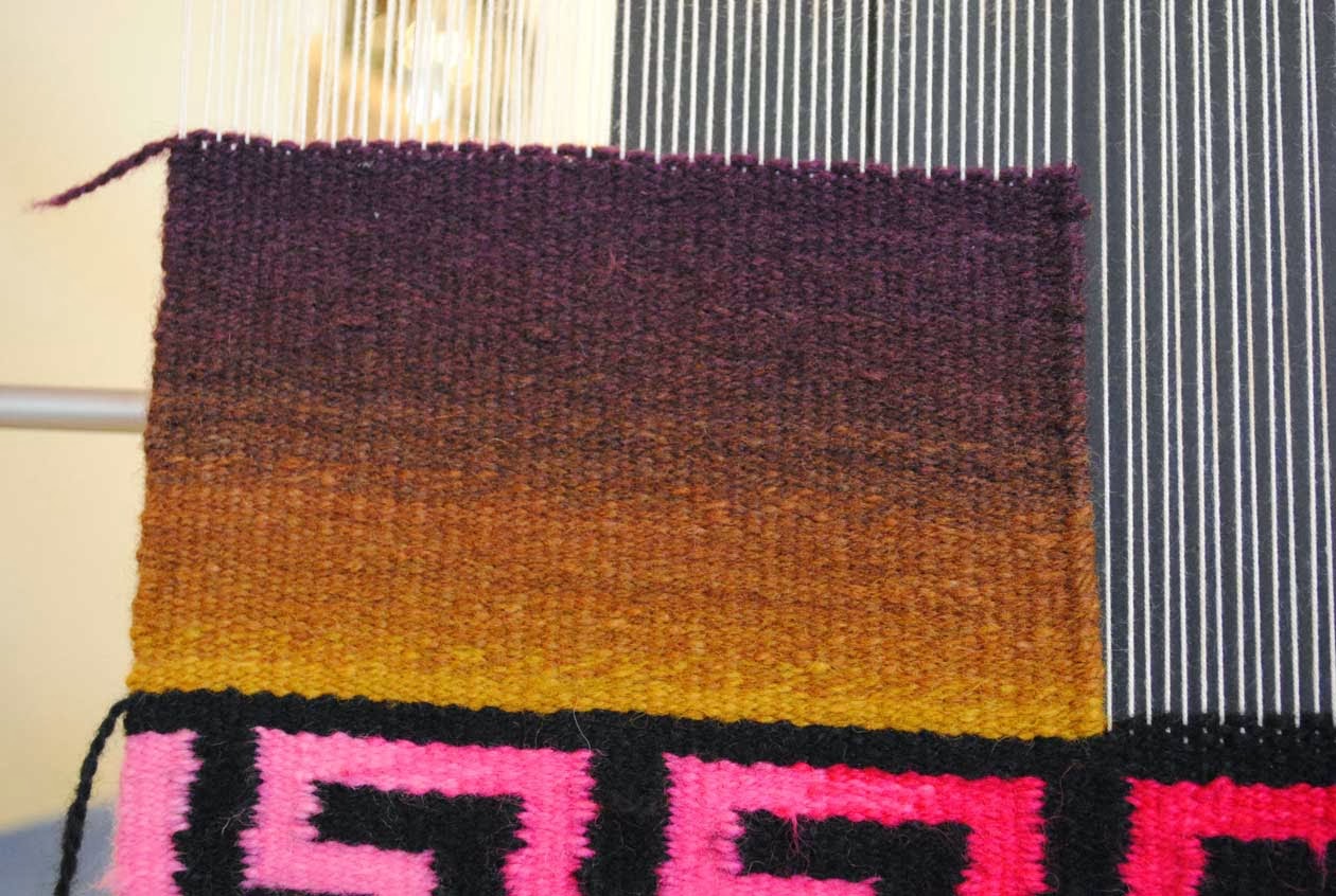 Rebecca Mezoff, Tapestry Artist: Making yellow into blue. Color ...