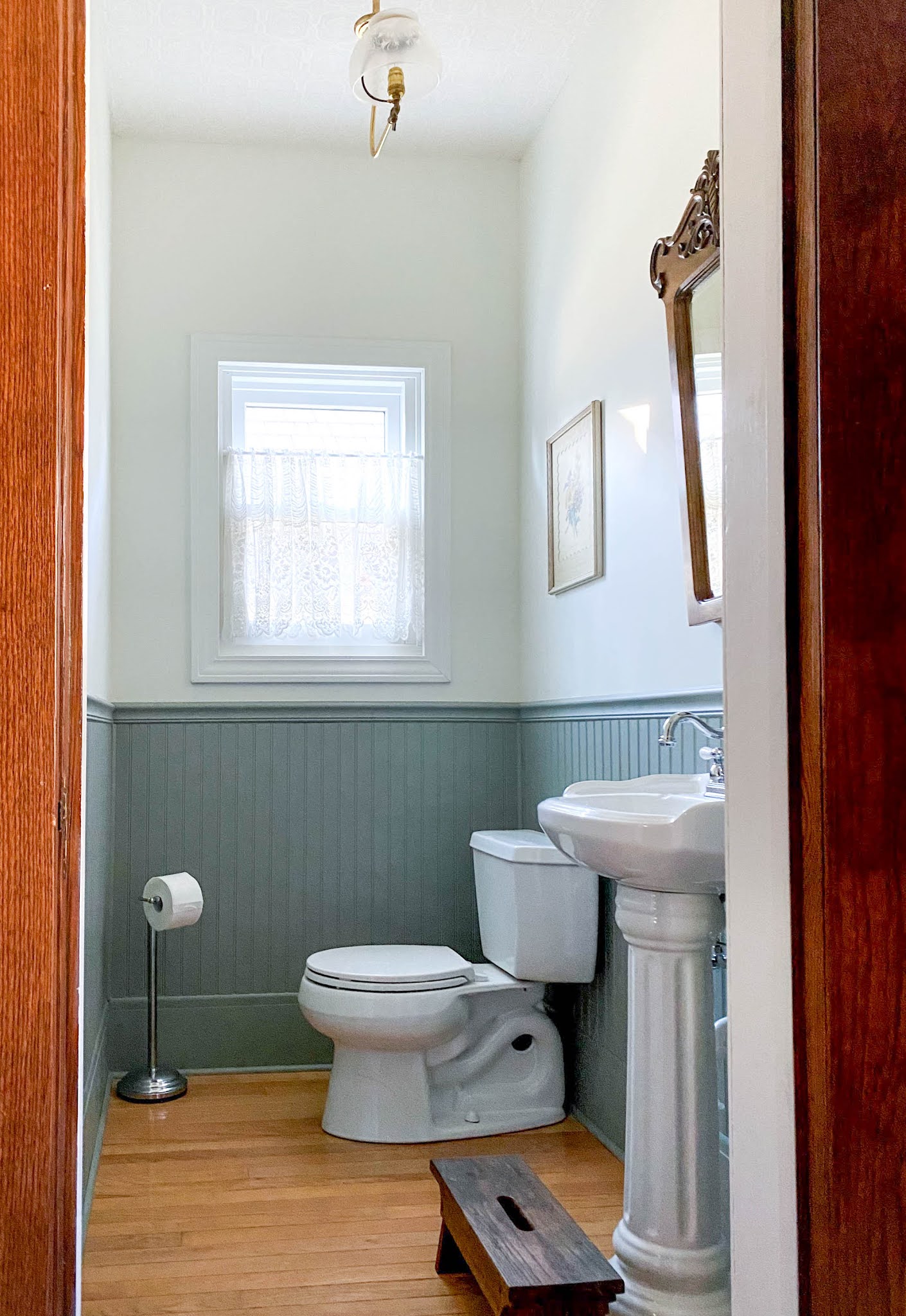 Before and After Powder Room