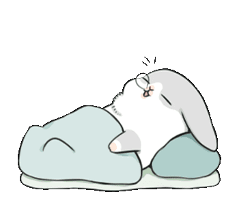 LINE Official Stickers - Kawaii Machiko Rabbit Example with GIF Animation