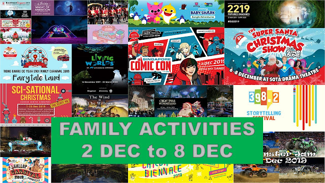 Weekly Family Activities - 2 Dec to 8 Dec
