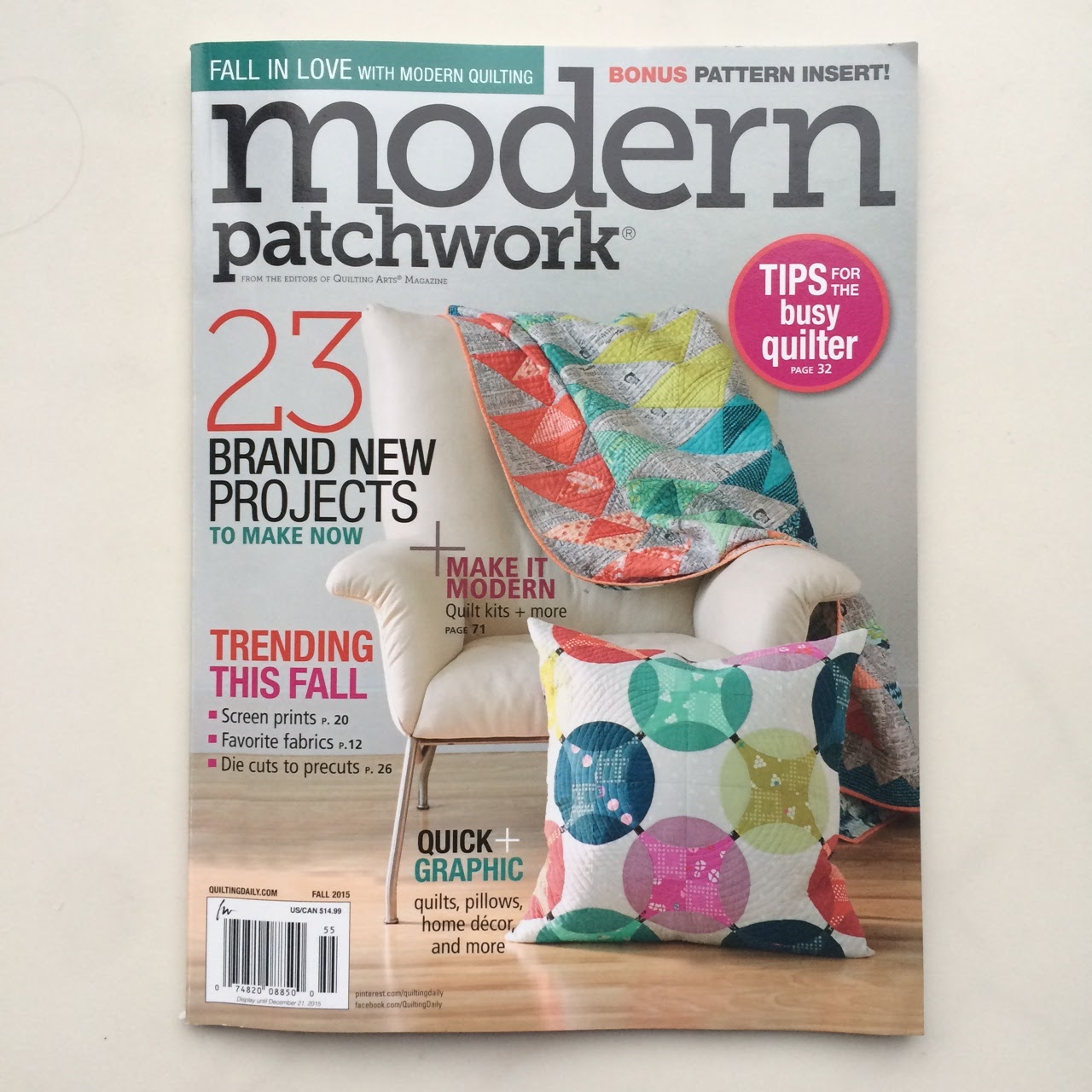 KarenLewisTextiles Modern Patchwork...a giveaway