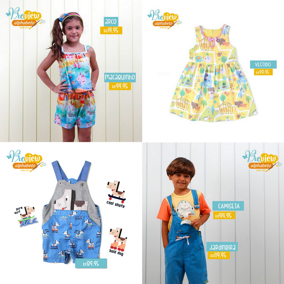 site alfabeto roupas infantil