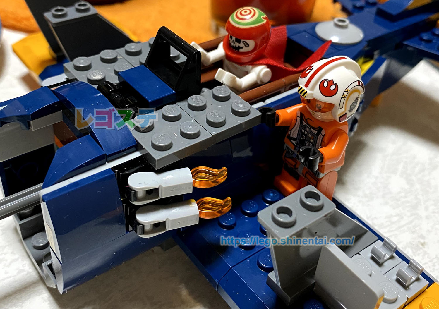LEGOレビュー：70429 エル・フエゴのスタント飛行機：ヒドゥンサイド