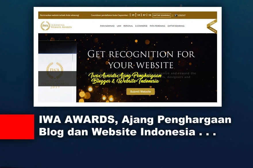 IWA AWARDS, Ajang Penghargaan Blogger dan Website Indonesia