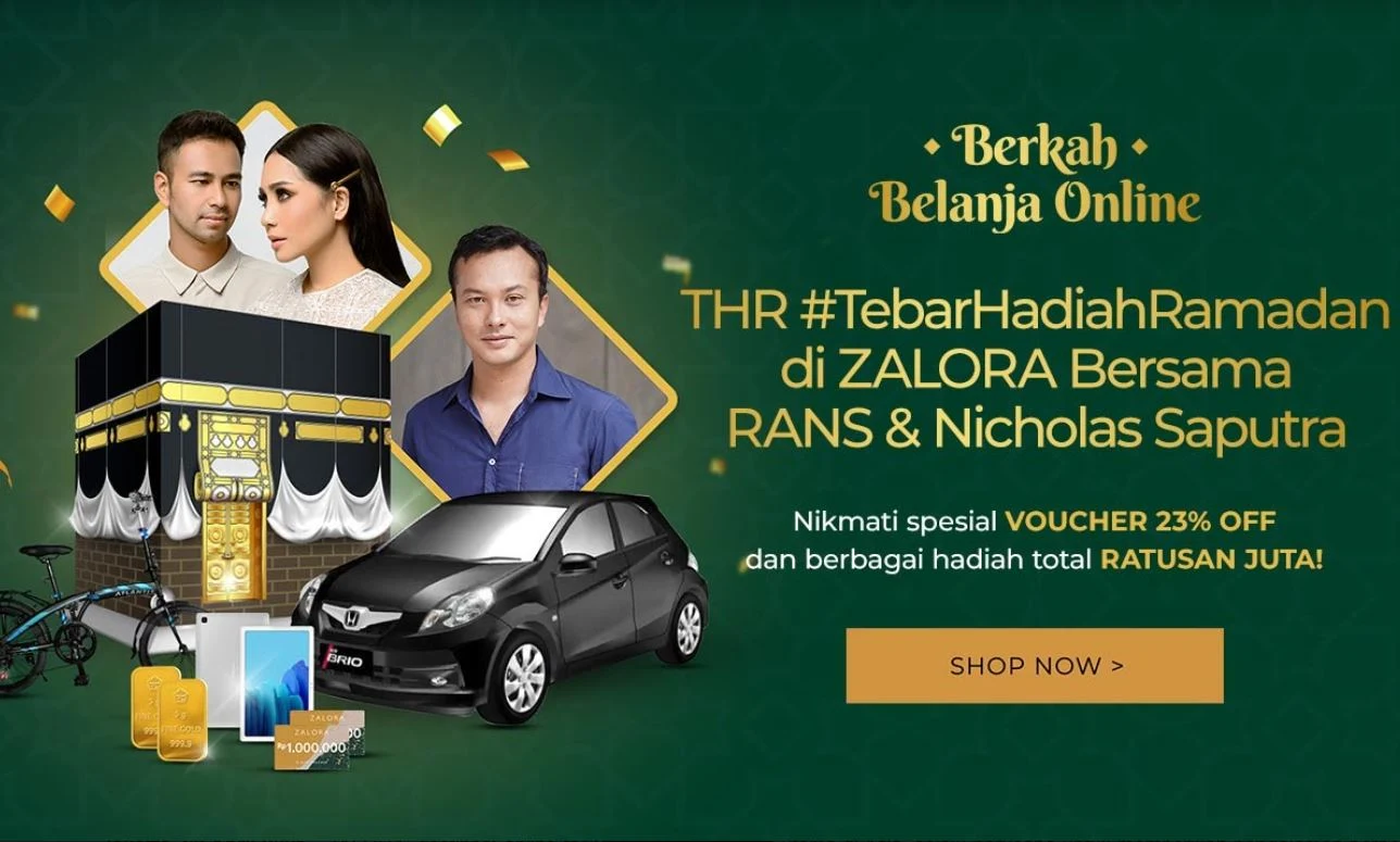 Zalora Tebar Hadiah Ramadan dan Promo Berkah Belanja Online