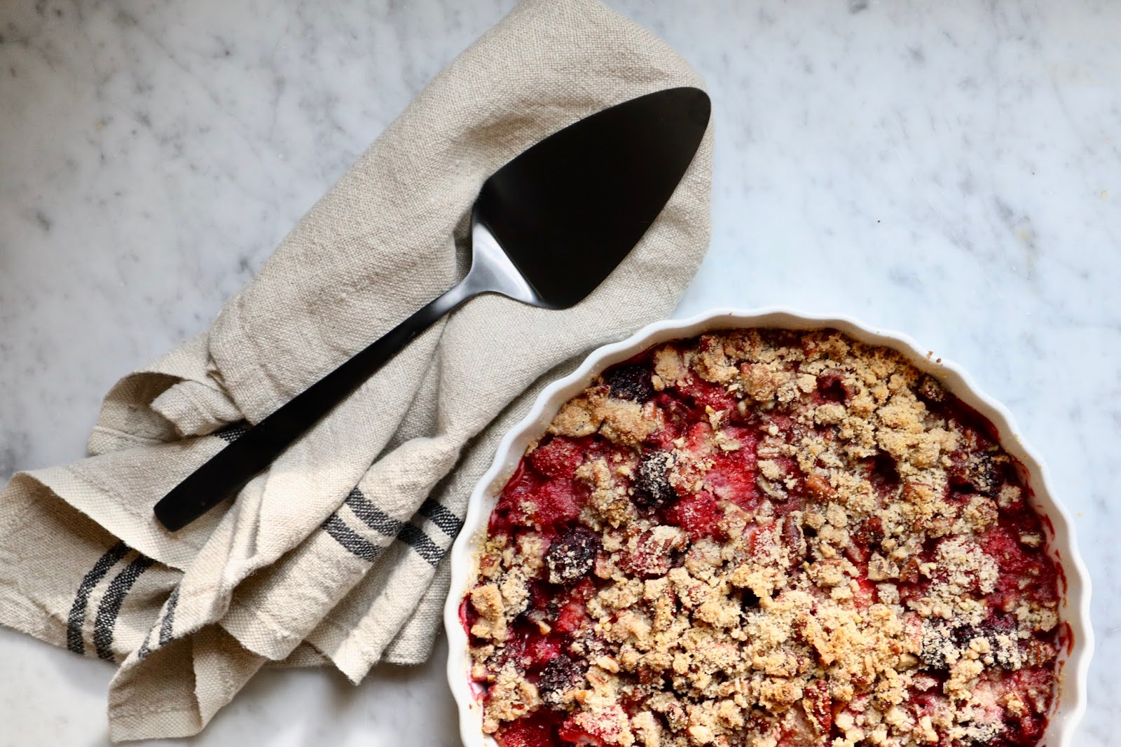 My Sweet Savannah Keto triple berry crisp