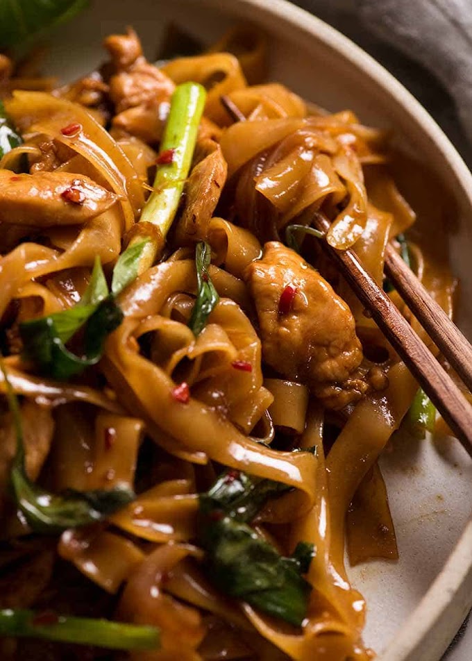 Thai Drunken Noodles #noodles #healthyrecipes #easy #beef #dinner