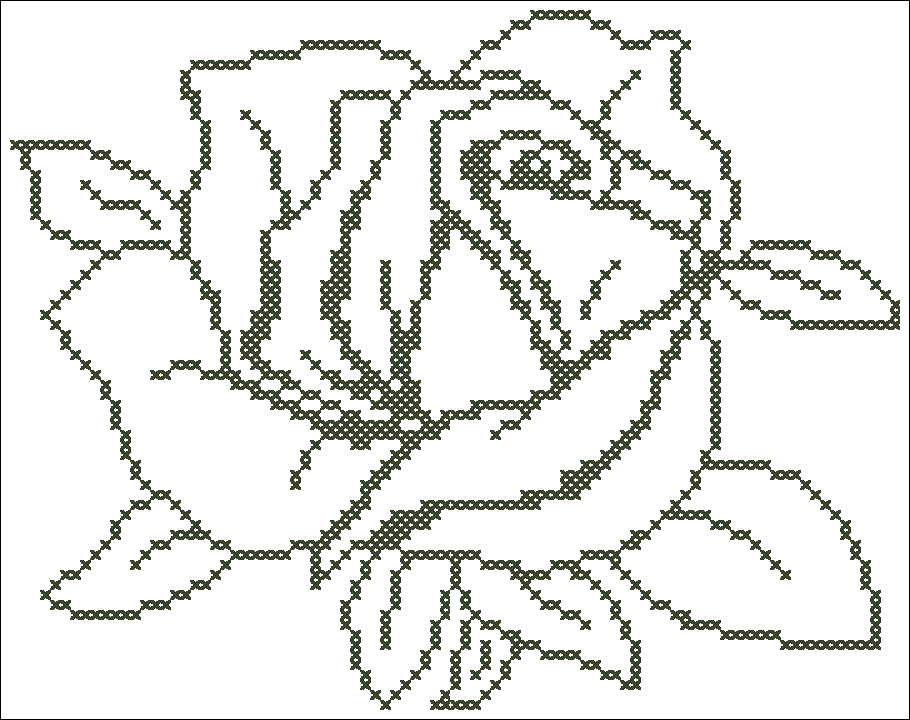 x-stitch-magic-black-and-white-rose