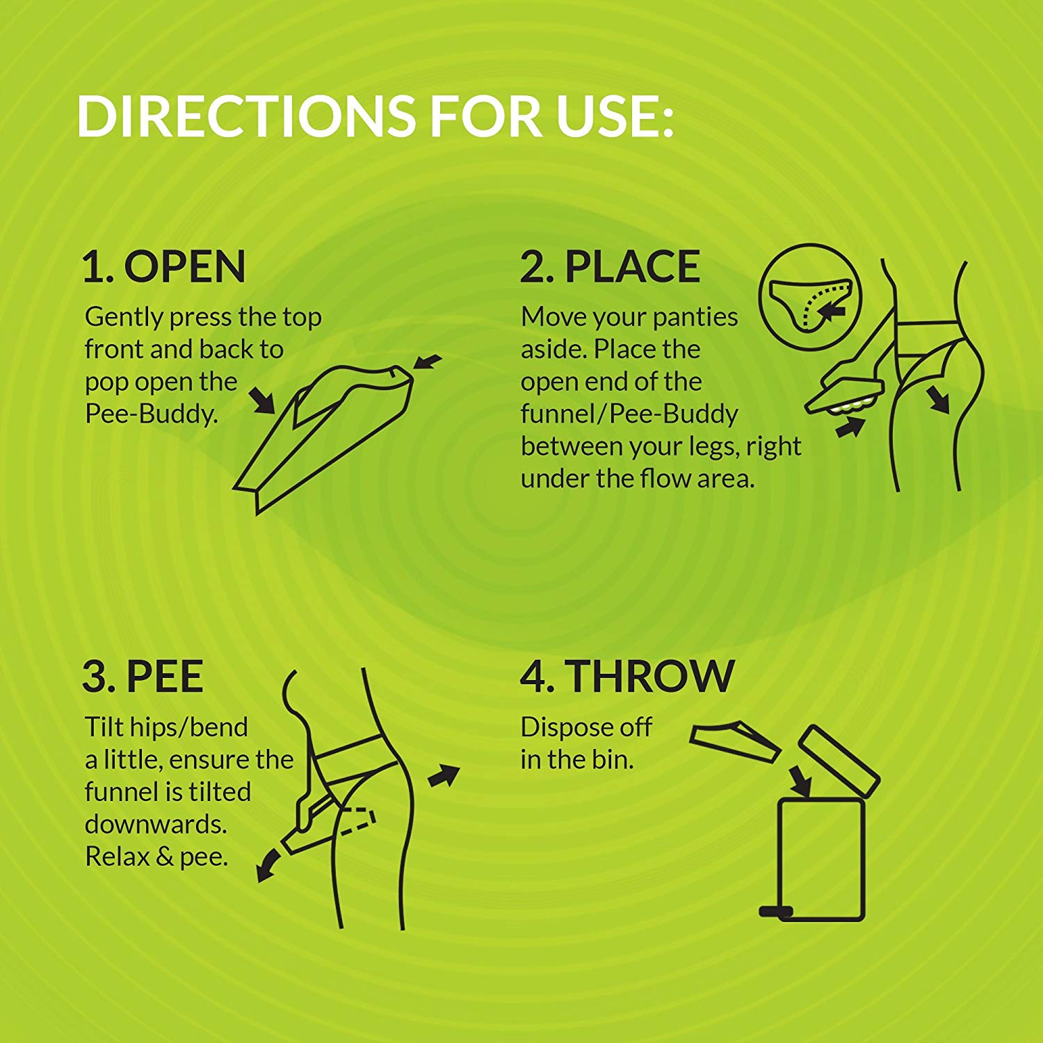 How to pee while travelling for girls! Be Aww Girls