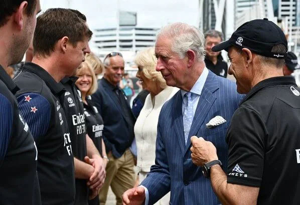 The Prince of Wales and The Duchess of Cornwall attended a reception hosted by the Governor-General at Government House