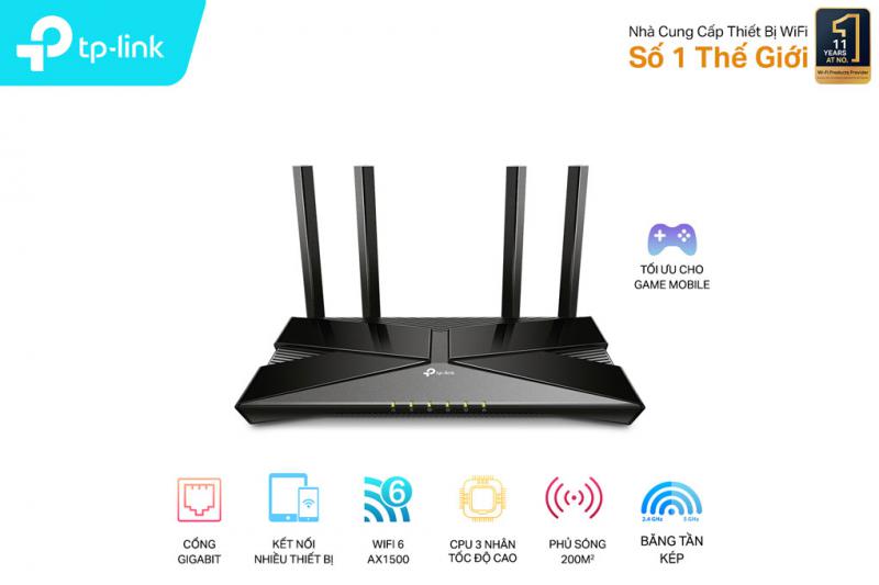 Bộ phát wifi 6 TPLink Archer AX10 AX1500 Mbps