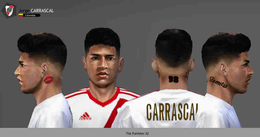 ultigamerz PES 6 Carrascal (River Plate) Face