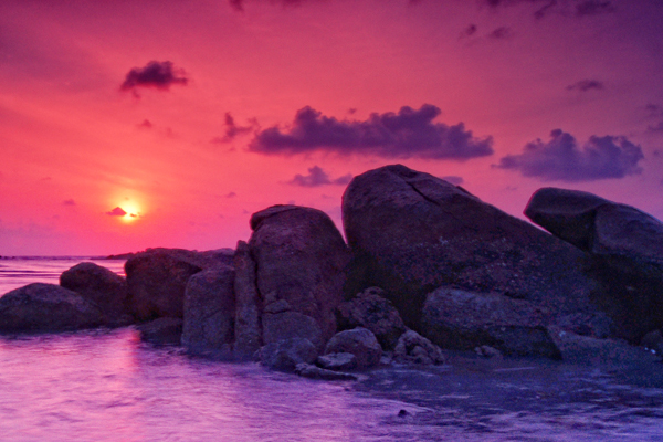 sunset bangka belitung