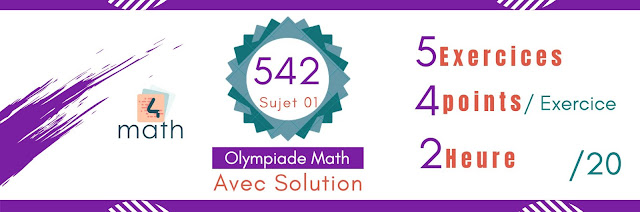 Olympiade Math Sujet