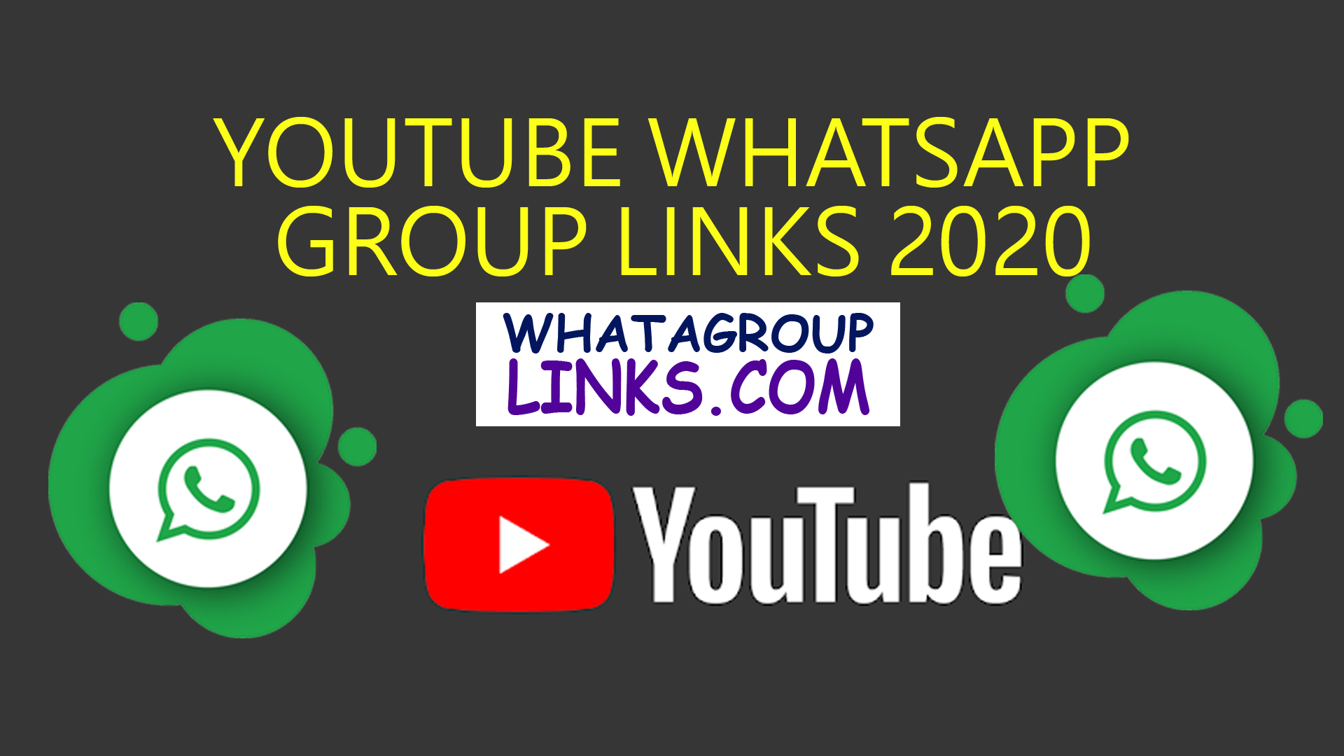 YouTube Whatsapp Group links in 2023 WhatsApp Group links