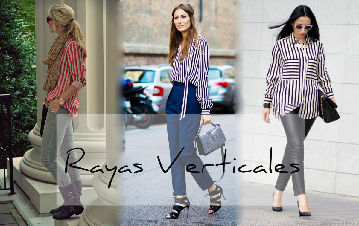 outfit blusa rayas verticales