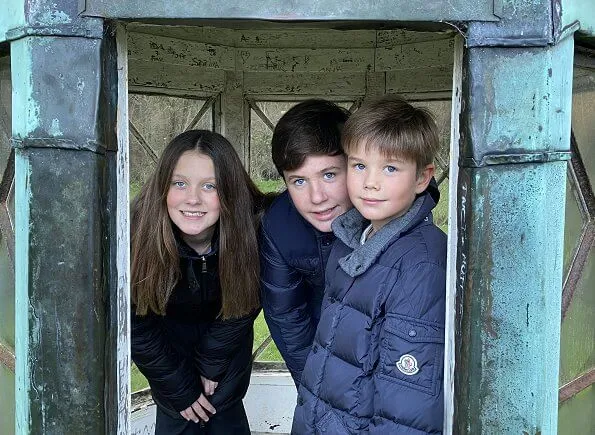 Prince Christian, Princess Isabella, Prince Vincent and Princess Josephine started school at the Lemania-Verbier in Switzerland