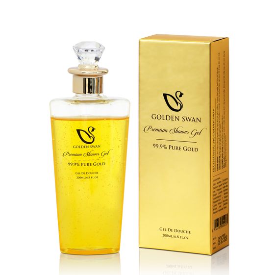SỮA TẮM VÀNG PREMIUM SHOWER GEL 99.9% PURE GOLD 200ML – GOLDEN SWAN