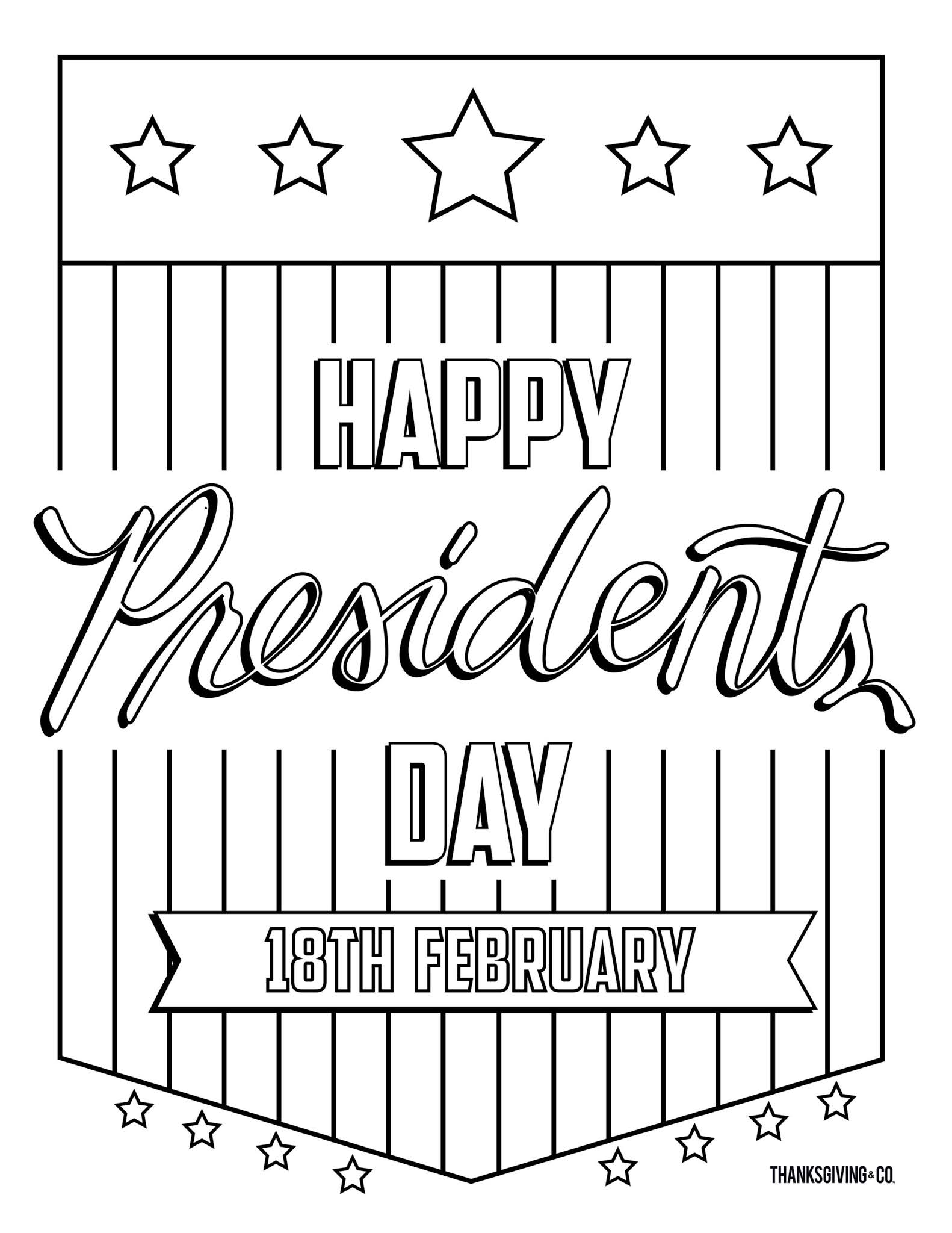 Presidents Day Coloring Page Coloring Pages Presidents Day Coloring Page Coloring Pages