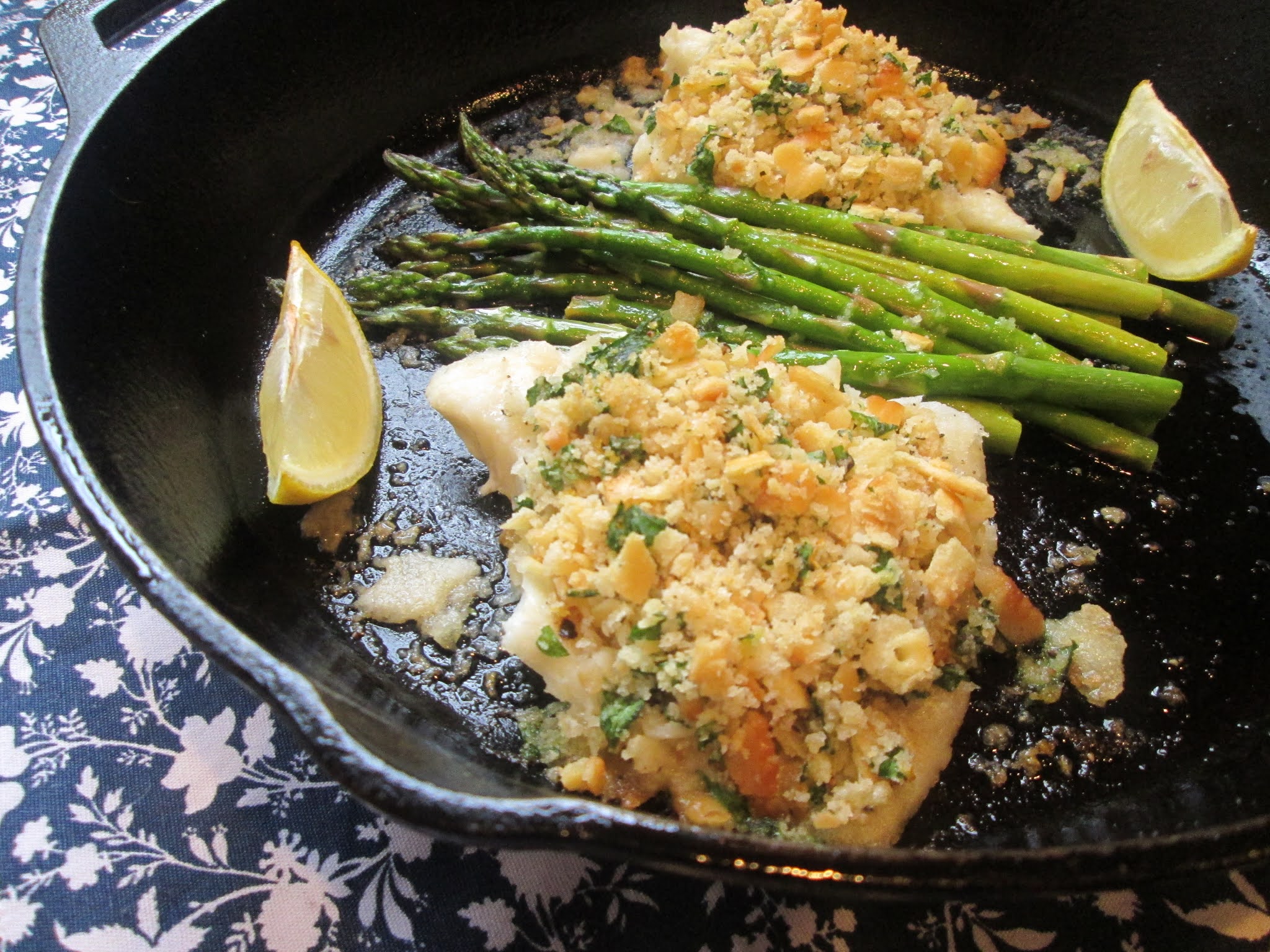 Stirring the Pot Ina Garten's Baked Cod with Garlic & Herb Ritz Crumbs