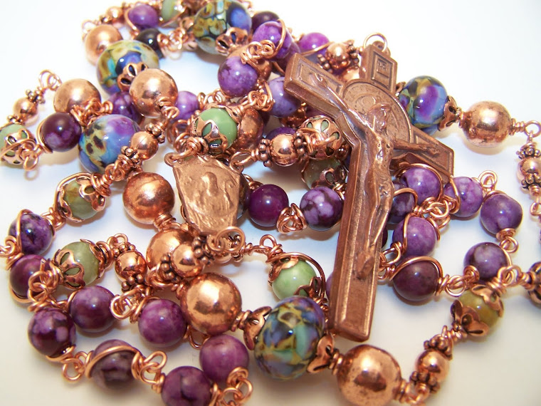 No.7.  New! The Copper Collection! Rosary Of Saint Benedict