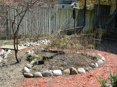 Toronto Riverdale spring garden cleanup before by Paul Jung Gardening Services