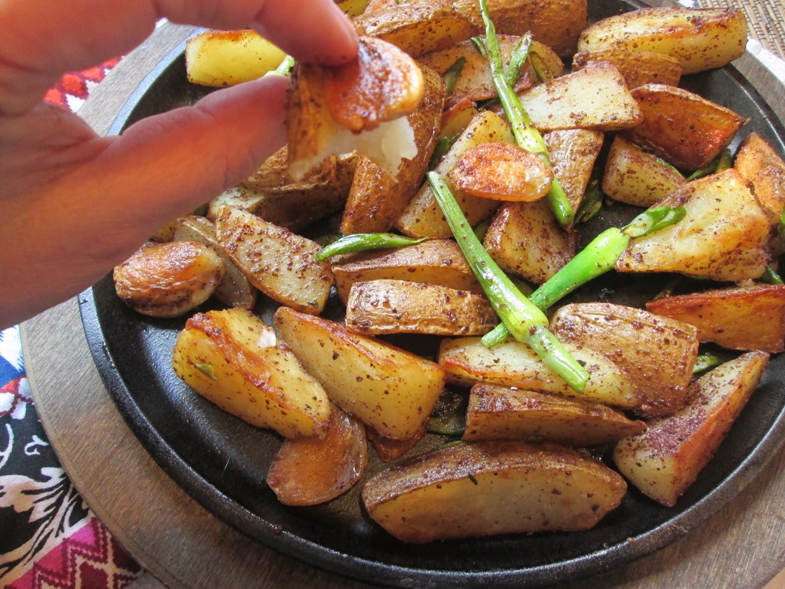 Stirring the Pot Ottolenghi's ShallowFried Potatoes with Sumac and