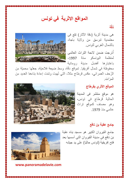 المواقع الاثرية  في تونس