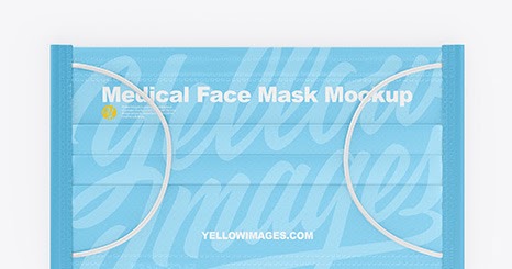Download Medical Face Mask Mockup Yellowimages Mockups