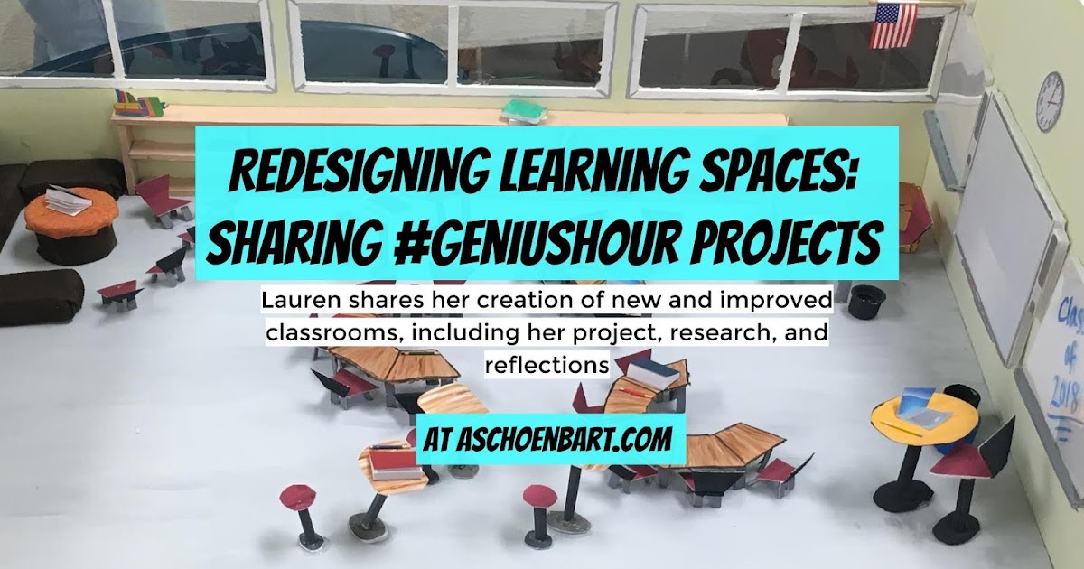The Schoenblog: Redesigning Learning Spaces: Sharing #GeniusHour Projects