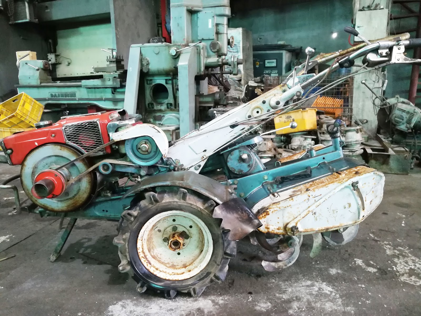 Products hand tiller model K500 XL780 kubota engine