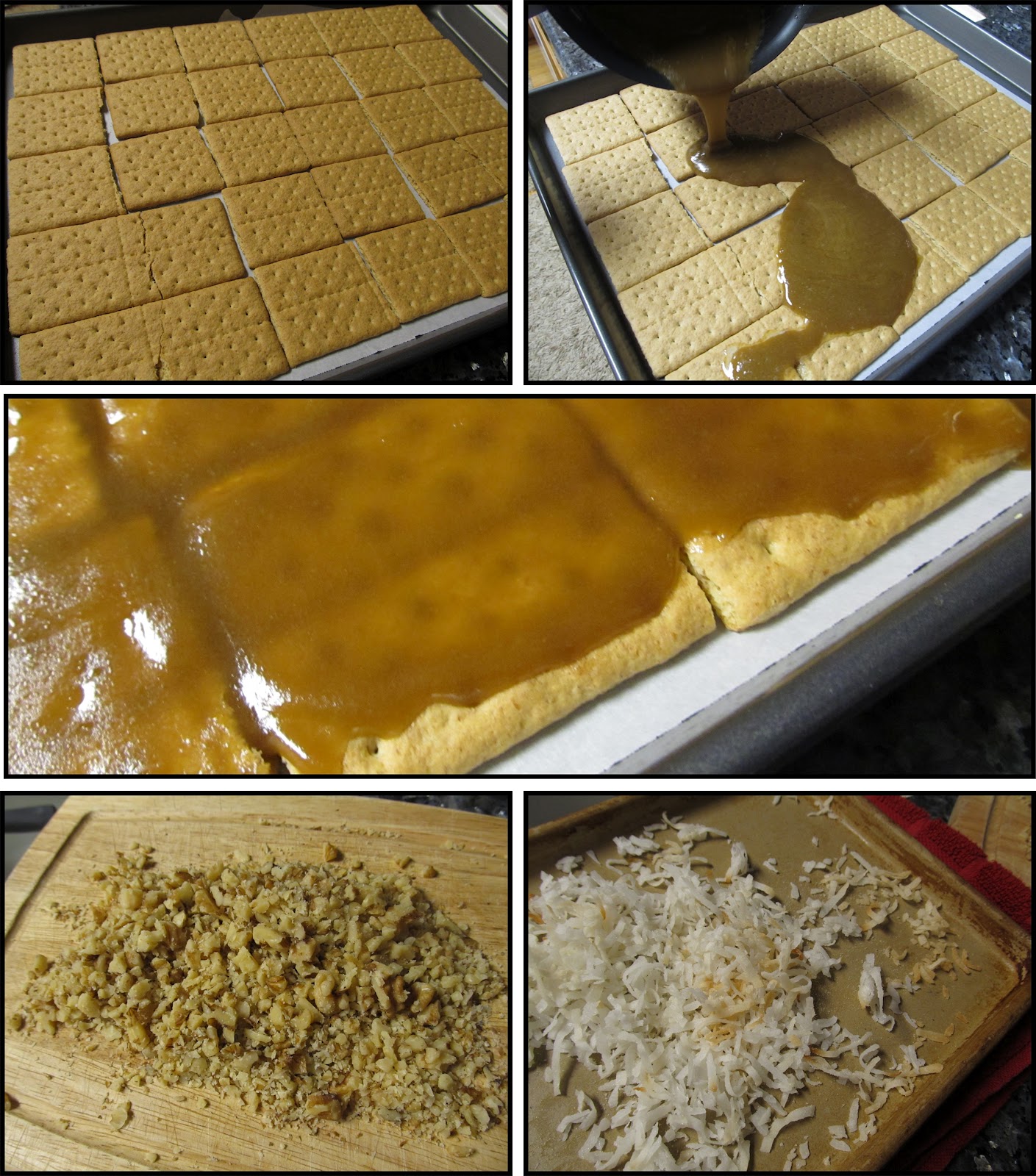 MOMS CRAZY COOKING German Chocolate Cracker Candy {SECRET RECIPE CLUB}