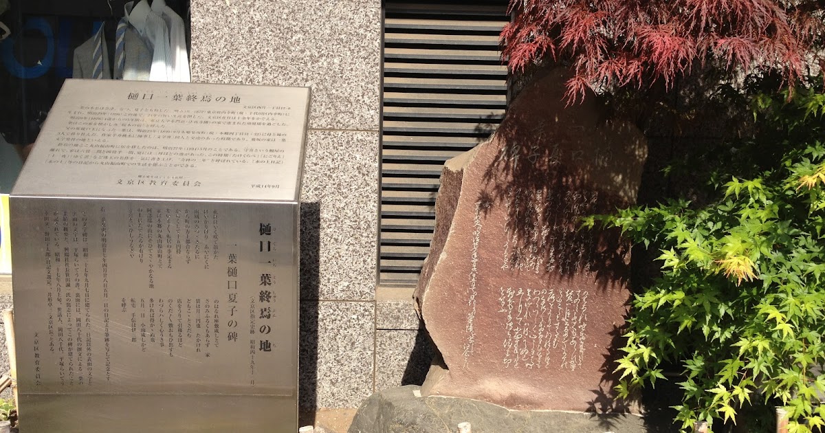 西片町会 樋口一葉終焉の地（西片1178）