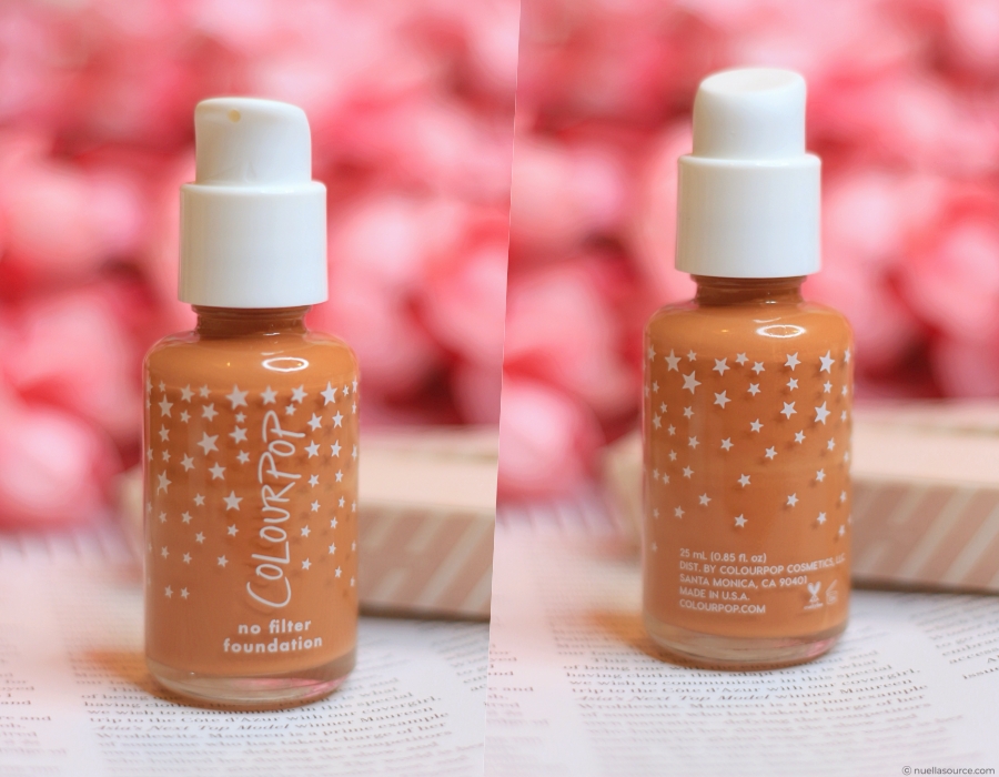 Colourpop no filter natural matte foundation dark 175 bottle