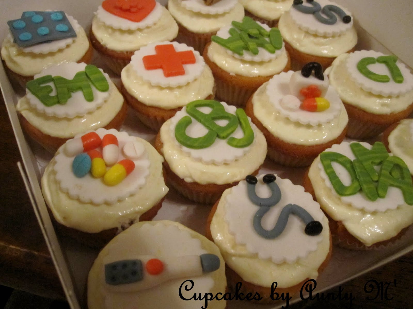 Cupcakes by Aunty M' Doctor / Medical Theme Cupcakes