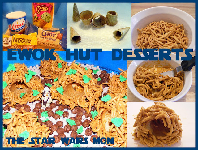 Star Wars Ewok Hut Dessert Recipe with Chow Mein Noodles