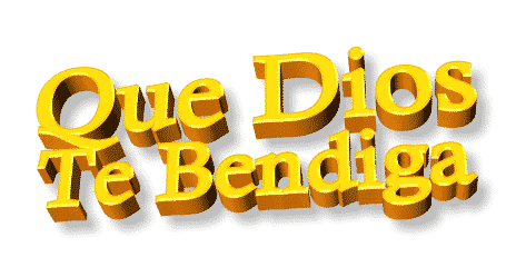 Que Dios te bendiga , te deseo lo mejor.