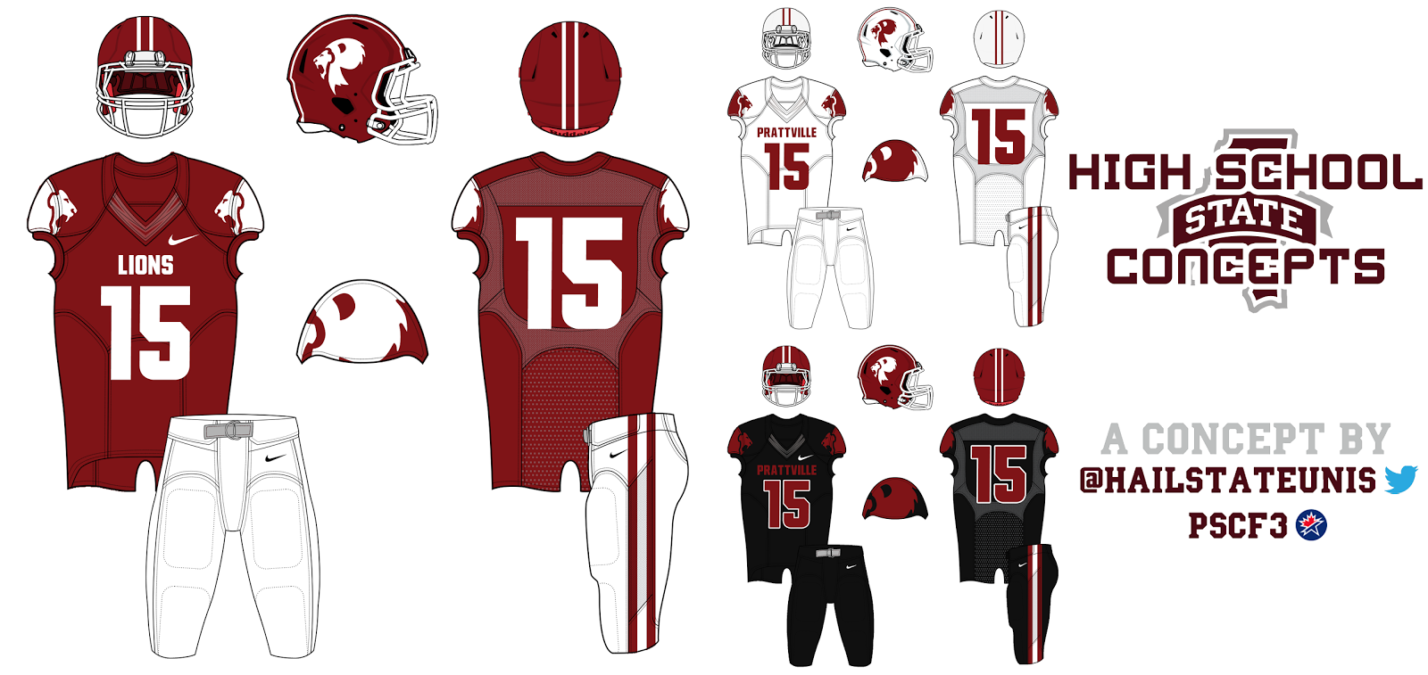 Mississippi High School Football Helmets Prattville, AL